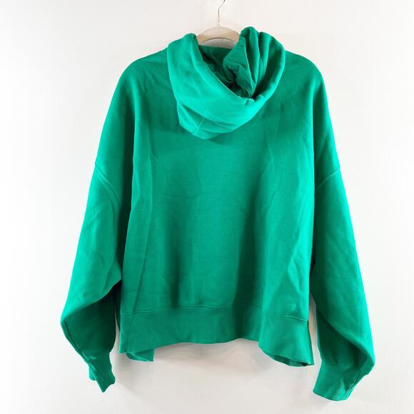 Nike Sportswear Phoenix Fleece Oversized Pullover Hoodie Green Large - Picture 4 of 5